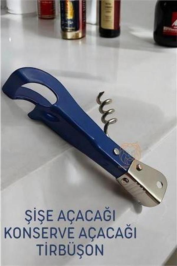 Multi Şişe Açacağı Tirbüşon Konserve Açacağı - Image 1