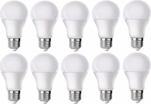Vovo İvovo 9W E27 Duy Led Ampul Beyaz Renk 6500 Kelvin 850 Lümen 10 Adet - Image 1