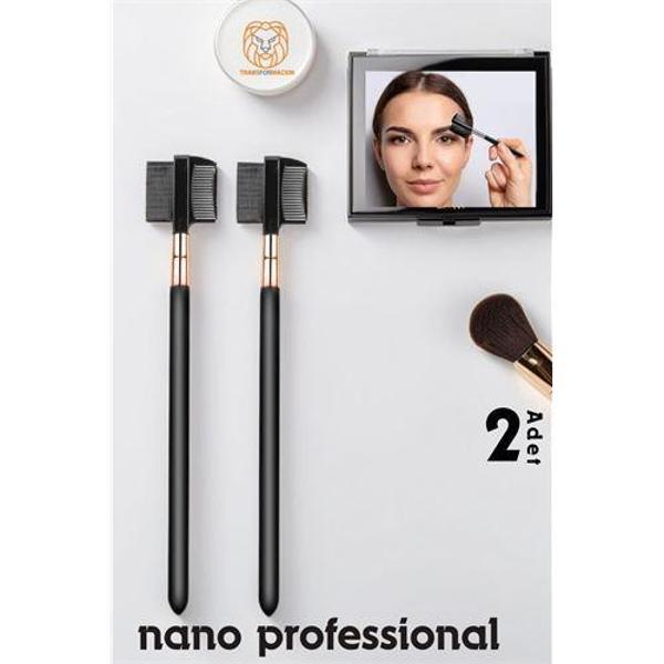 Nano Kaş Fırçası Kirpik Tarağı 2 Adet - Image 1