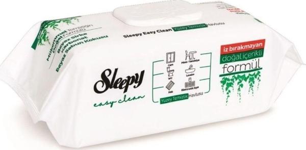 Sleepy Beyaz Sabun Katkılı 100'lü Yüzey Temizlik Havlusu - Image 1