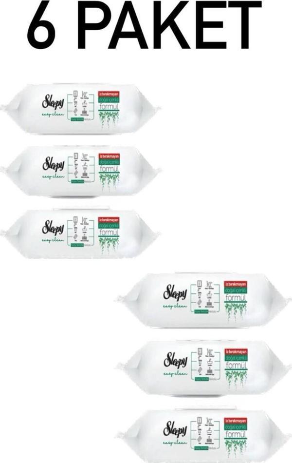 Sleepy Beyaz Sabun Katkılı 600 adet Yüzey Temizlik Havlusu - Image 1