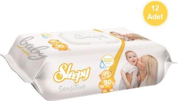 Sleepy Sensitive Islak Mendil 12x90 Adet - Image 1