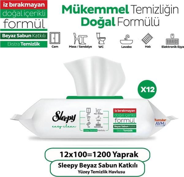 Sleepy Yüzey Temizleme Havlusu 100x12 Paket - Image 1