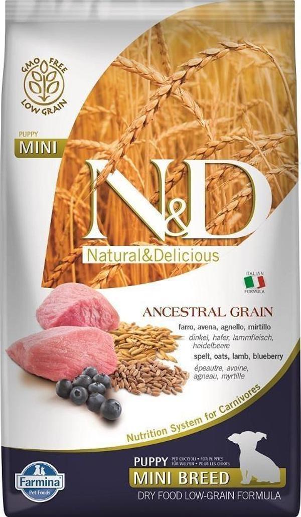N&D Düşük Tahıllı Kuzu Yaban Mersini Küçük Irk Yetişkin Köpek Maması 2,5 Kg - Image 1