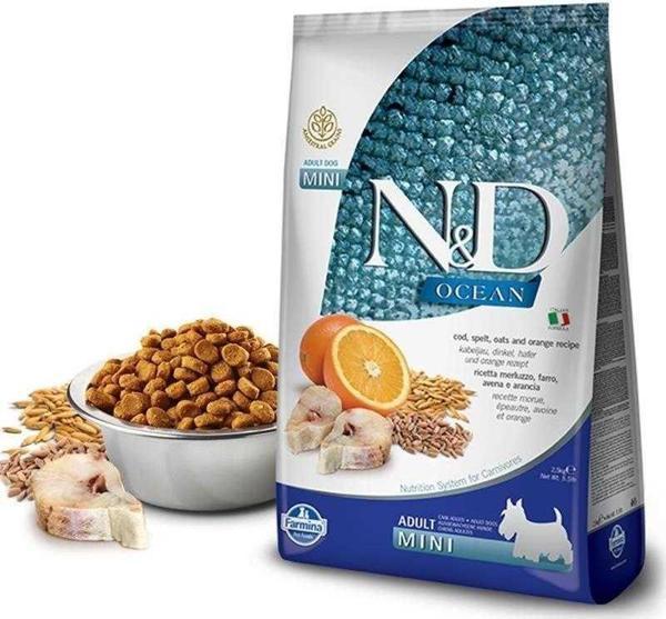 N&D Düşük Tahıllı Ocean Balıklı Küçük Irk Yetişkin Köpek 2.5 Kg - Image 1
