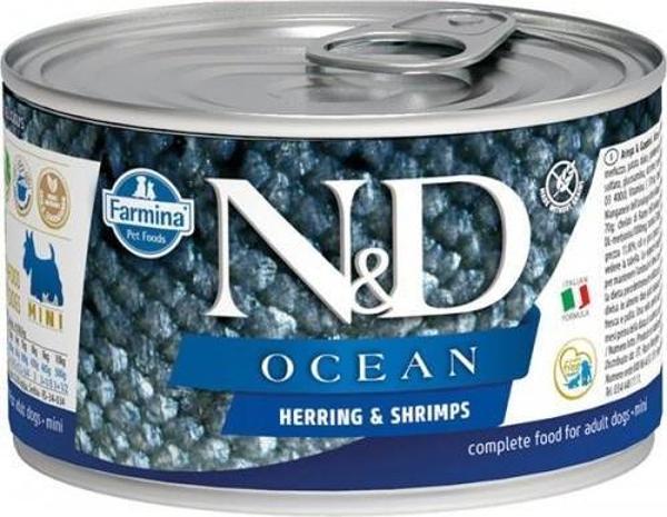 N&D Ocean Ringa Balıklı Karidesli Köpek Konservesi 140 gr. - Image 1