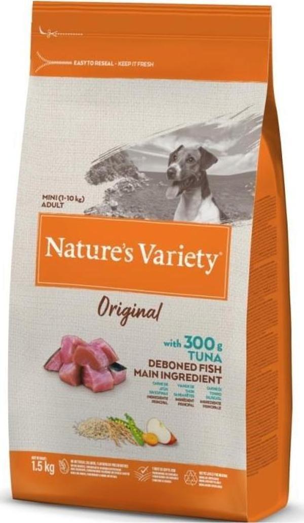 Nature's Variety Dog Original Mini Irk Adult Tuna Köpek Mama 1,5kg - Image 1