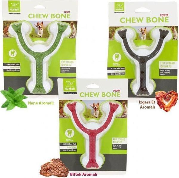 Nunbell Köpek Oyuncağı Çatal Kemik S 11 cm - Image 1