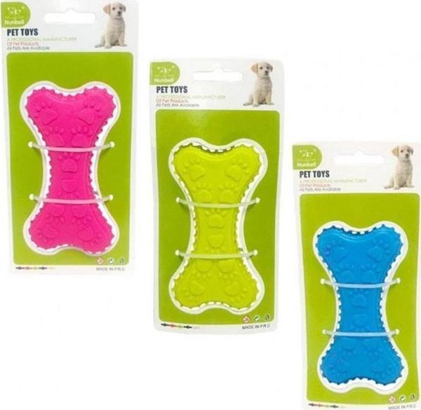 Nunbell Köpek Oyuncağı Yassı Kemik 10 cm - Image 1