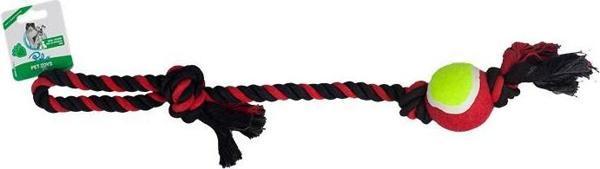 Polo İpli Oyuncak Toplu Kırmızı Siyah 53Cm - Image 1