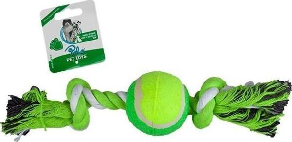 Polo İpli Oyuncak Toplu Yeşil Beyaz 28Cm - Image 1