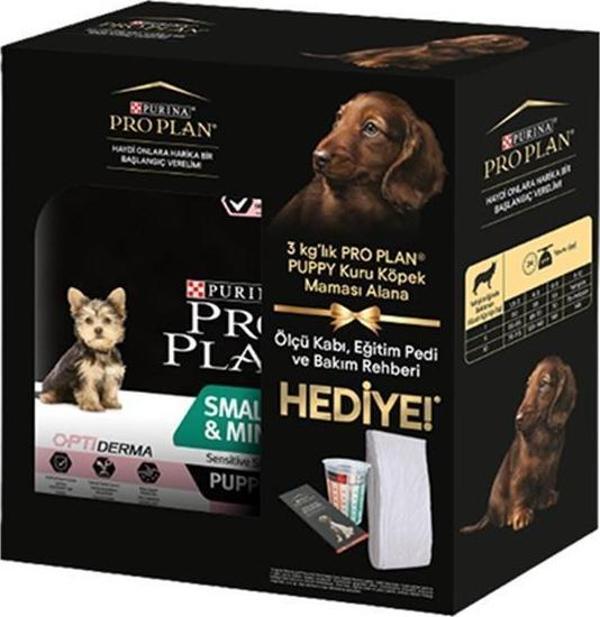 Pro Plan Yavru Köpek Başlangıç Seti (3 Kg Yavru küçük ve Mini Irk Köpek Maması Ölçü Kabı, Eğitim Pedi ve Bakım Rehberi) - Image 1