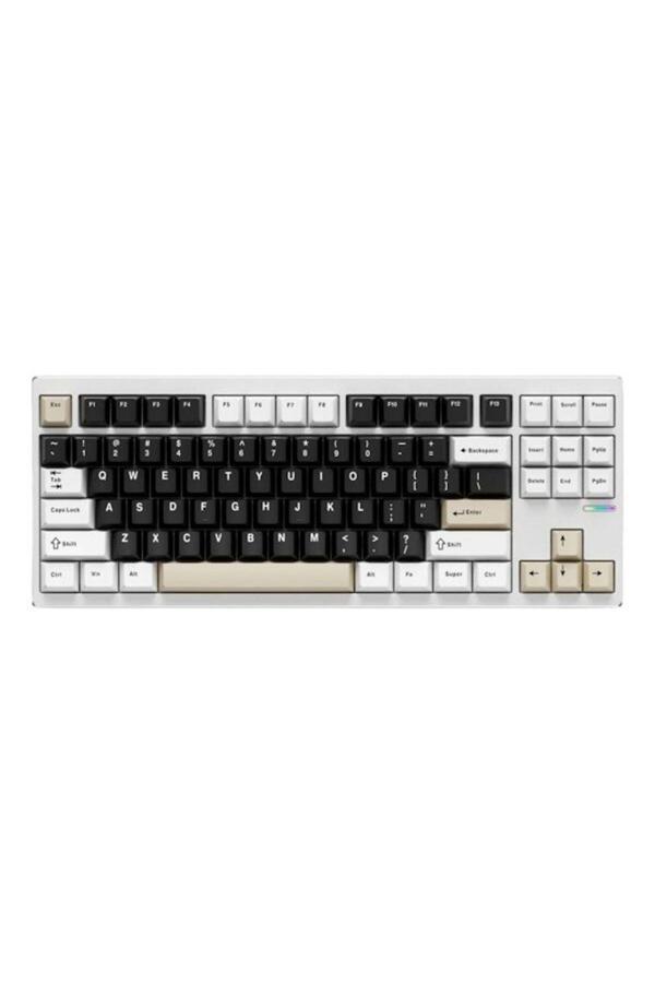 Mchose Gx87S Milky Brown %80 Mist Blue Switch Rgb Kablosuz Hotswap Mekanik Gaming Klavye (Hw-Gx87-2) - Image 1