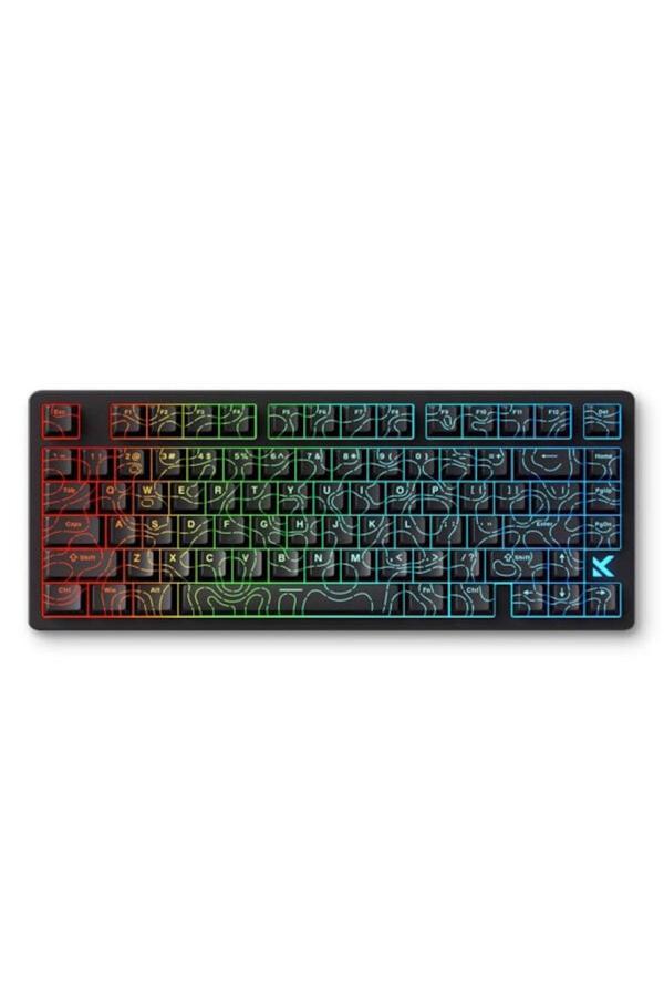 Mchose Jet 75 E-Sport Black Topographic %75 He Starburst Manyetik Rgb Hotswap Mekanik Gaming Klavye - Image 1