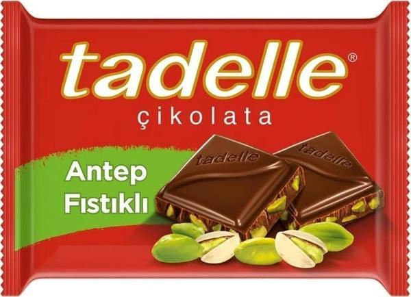 Tadelle Antep Fıstıklı Bol Sütlü Tablet Çikolata 60G - Image 1