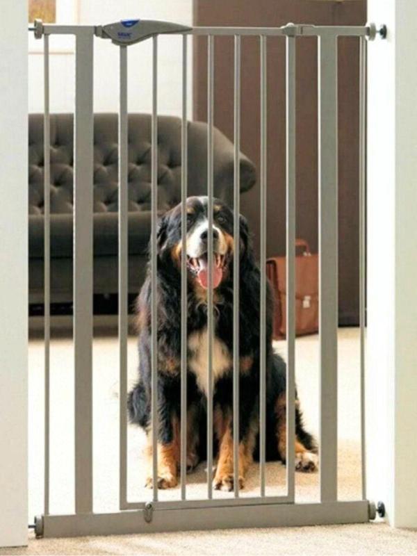 Ayvella Köpek Bariyeri Güvenlik Kapısı 75-96 Cm Arası Genişlikte Kullanım İmkanı Metal Çit - Image 1