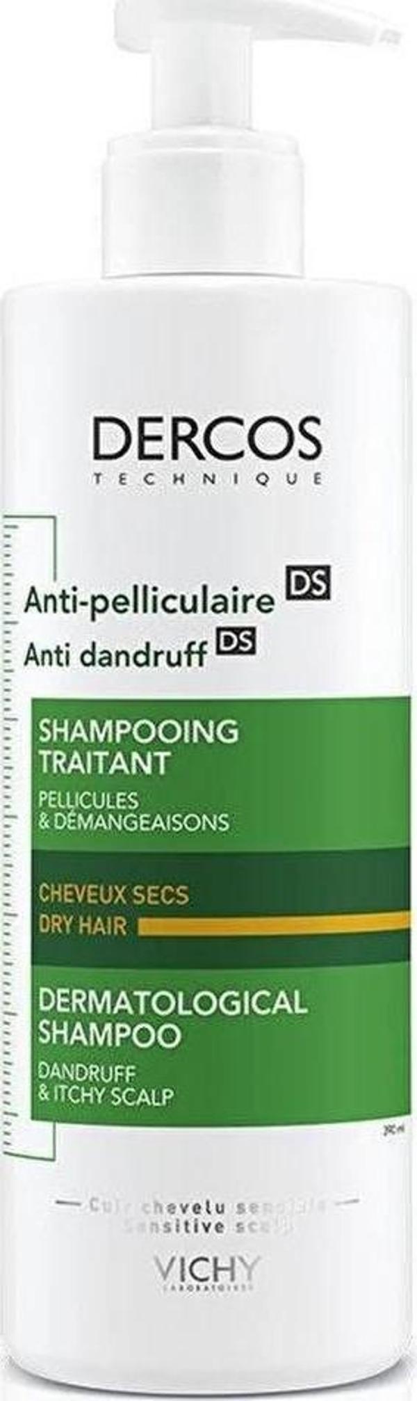 Vichy Dercos Anti-Dandruff Kepek Karşıtı Şampuan 390 ml Kuru Saçlar İçin - Image 1