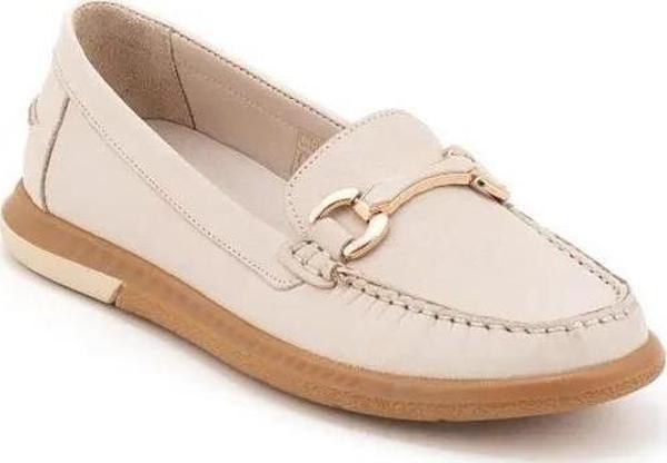 VENÜS 25484103Y LOAFER TOKALI KADIN DERİ AYAKKABI - Image 1