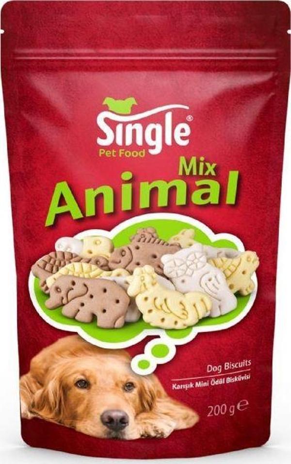 Single Animal Mix Ödül Bisküvisi 200 gr - Image 1