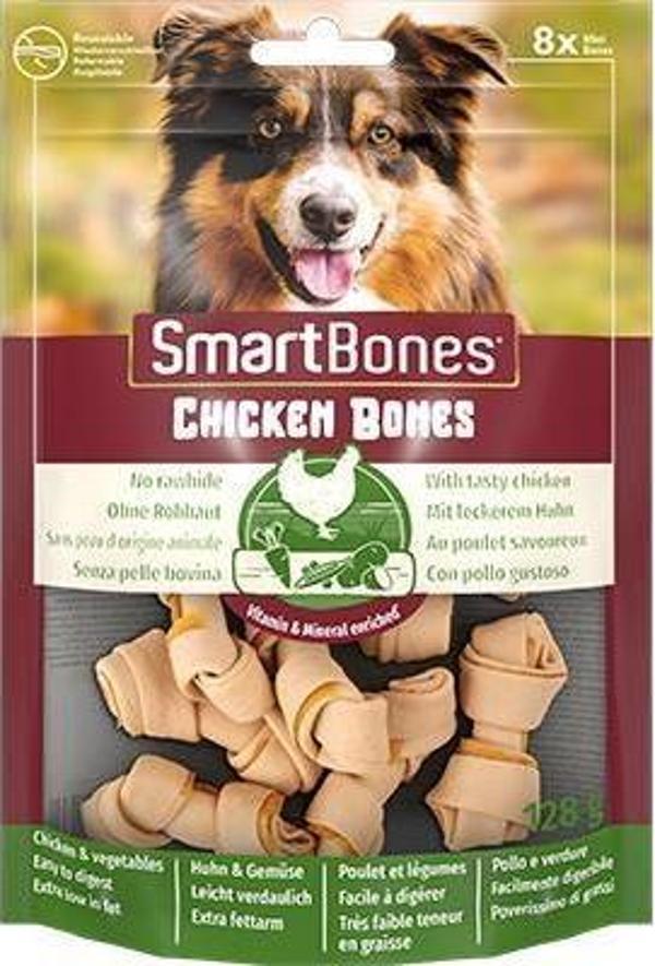 Smart Bones Tavuklu Düğüm Köpek Ödül Kemiği Mini 8 Adet 128 Gr - Image 1