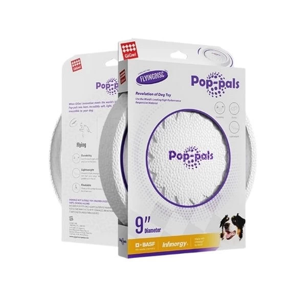 Gigwi Uçuş Diski Frizbi Köpek Oyuncağı Small Beyaz - Image 1