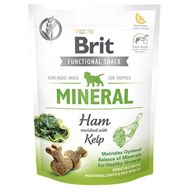 Brit Care Mineral Jambon ve Deniz Yosunlu Yavru Köpek Ödül Maması 150 Gr - Image 1