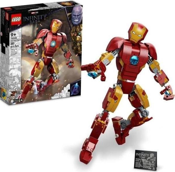 LEGO® Marvel Iron Man Figürü 76206 Koleksiyonluk Yaratıcı Oyuncak Yapım Seti (381 Parça) - Image 1