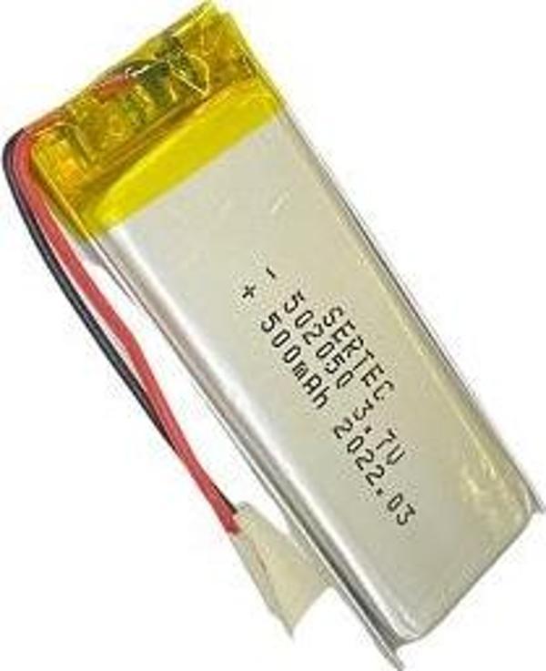 Büro Ev Ofis Atölye için 502050 3.7V 500 MAh Li-Polymer Pil Devreli/1.5A - Image 1