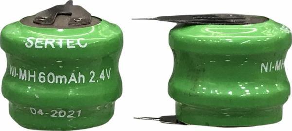 Büro Ev Ofis Atölye için 2.4V 2S1P 60 Mah 2 Pin  NI-MH Buton Pil - Image 1