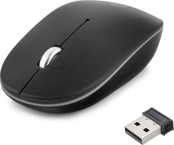 Büro Ev Ofis Bilgisayarı için Siyah 800/1600DPI Sessiz WiFi Kablosuz Mouse - Image 1