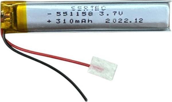 Büro Ev Ofis Atölye için 551158 3.7V 310 MAh Li-Polymer Pil Devreli/1.5A - Image 1
