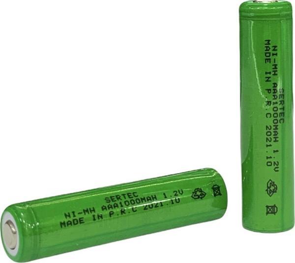 Büro Ev Ofis Atölye için Ni-Mh Şarjlı 1.2V 1000MAH AAA Başsız Flat Head Pil - Image 1