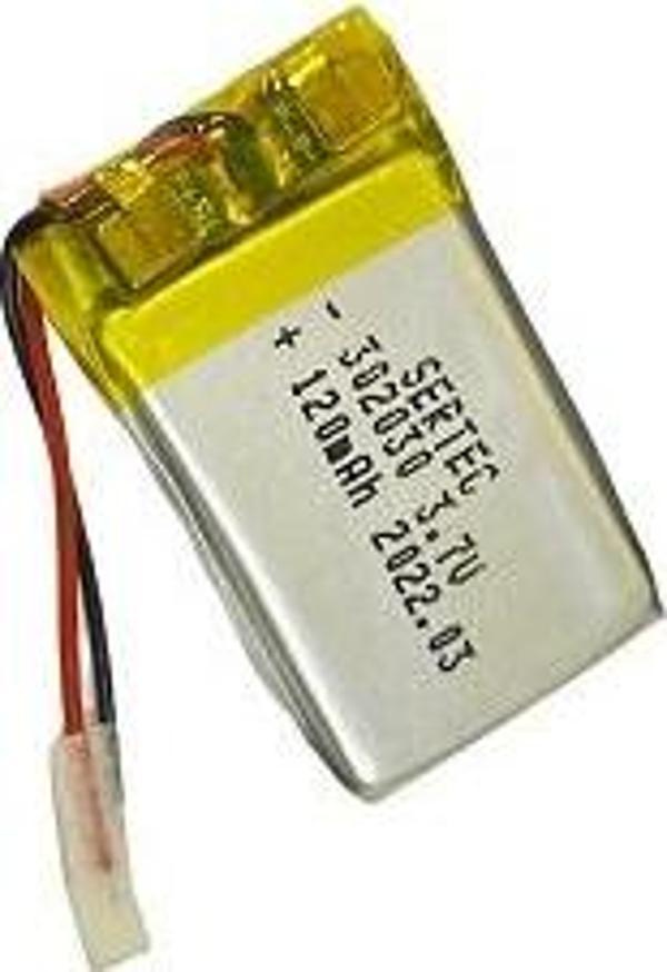 Büro Ev Ofis Atölye için 302030 3.7V 120 MAh Li-Polymer Pil Devreli/1.5A - Image 1