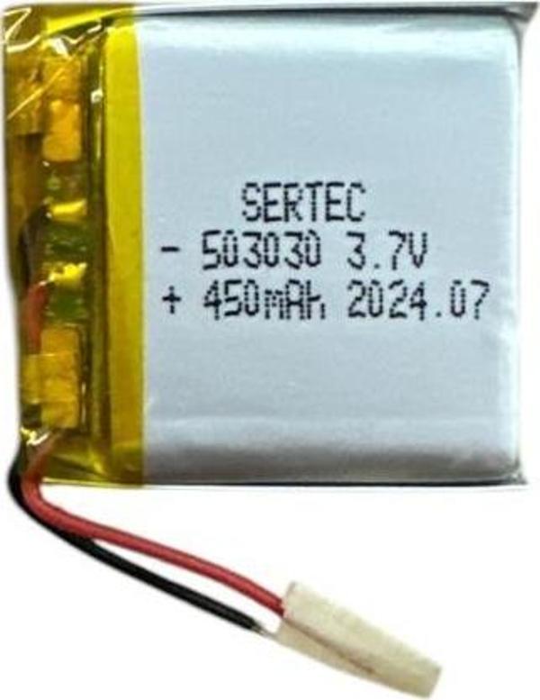 Büro Ev Ofis Atölye için 503030 3.7V 450mAh Li-Polymer Pil Devreli/1.5A - Image 1