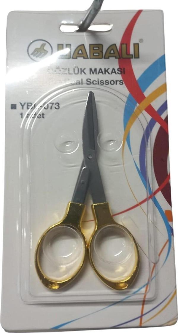Büro Ev Ofis Hobi Atölyesi için Golden Stil Gözlük Tip Katlanır Makas - Image 1