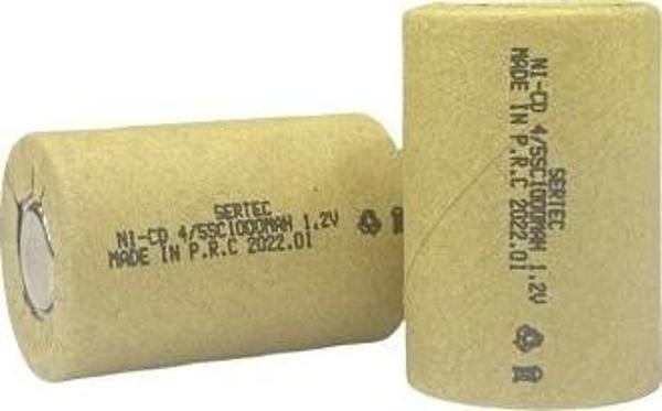 Büro Ev Ofis Atölye için Ni-Cd Kağıtlı Şarjlı 1.2V 4/5 SC 1000MAH 3C Başsız Pil - Image 1