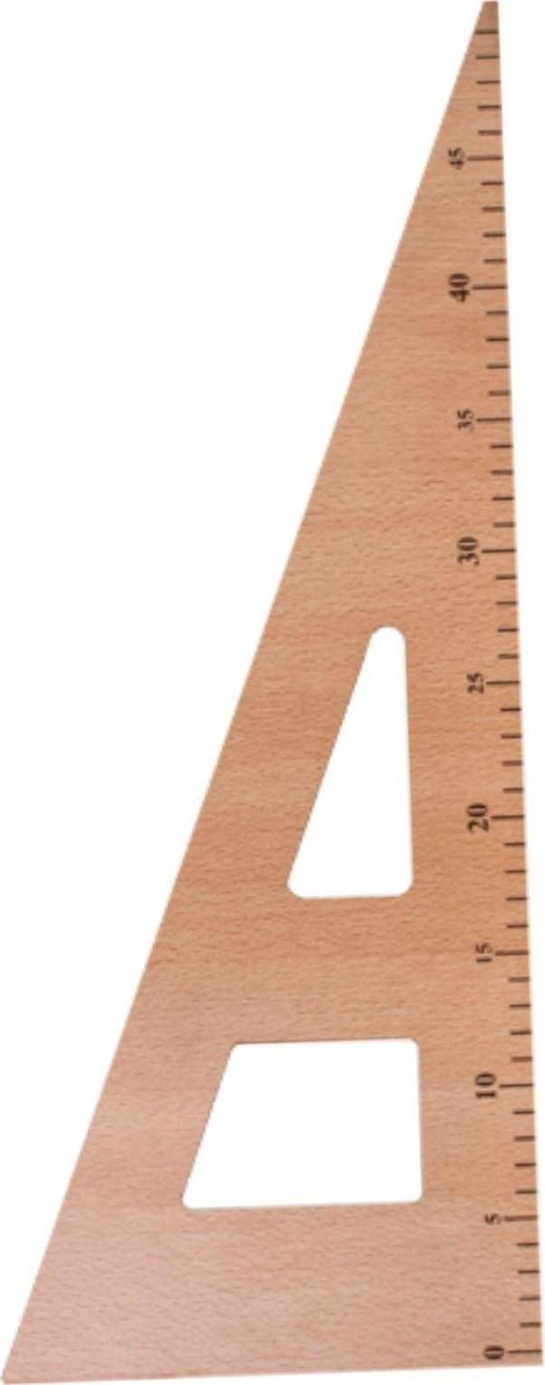 Büro Ev Ofis Okul için 45CM Üçgen Riga Cetvel - Image 1