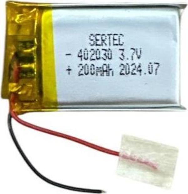 Büro Ev Ofis Atölye için 402030 3.7V 200mAh Li-Polymer Pil Devreli/1.5A - Image 1