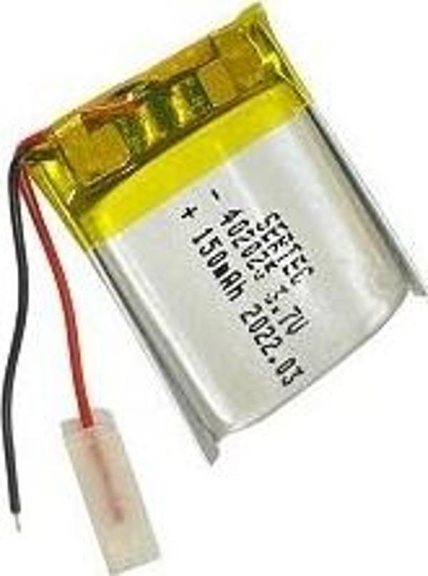 Büro Ev Ofis Atölye için 402025 3.7V 150 MAh Li-Polymer Pil Devreli/1.5A - Image 1