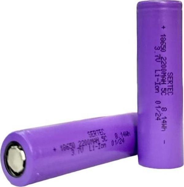 Büro Ev Ofis Atölye için 18650 3.7V 2200 Mah 5C Li-Ion Şarjlı Pil - Image 1