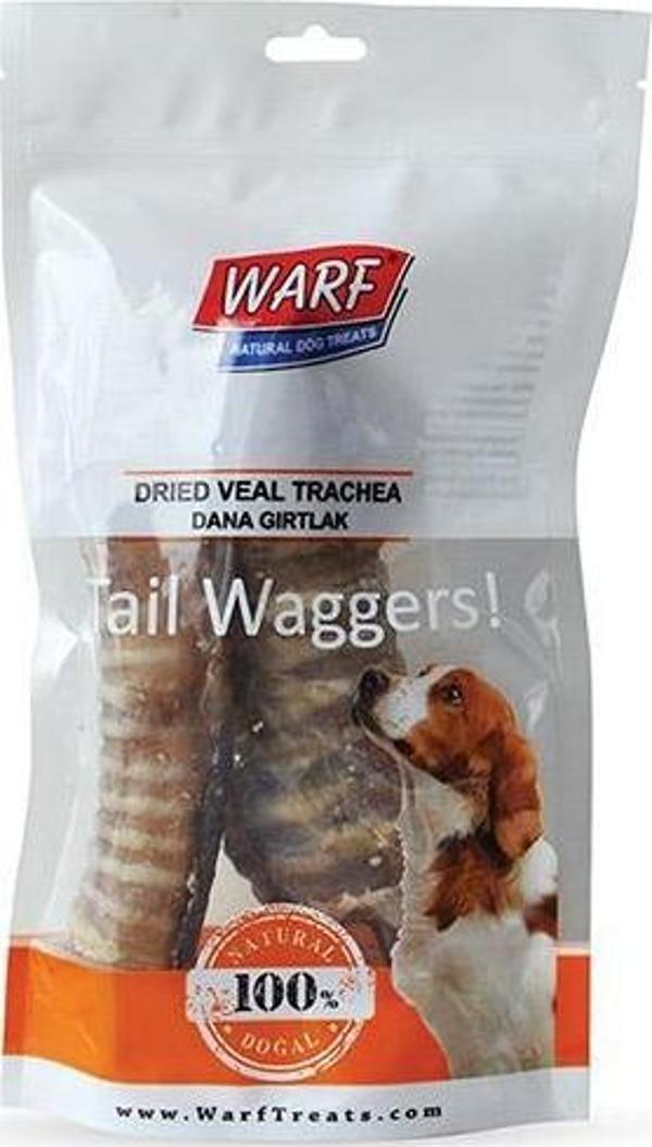 Warf Naturel Kurutulmuş Dana Gırtlak Köpek Ödülü (3lü Paket) - Image 1