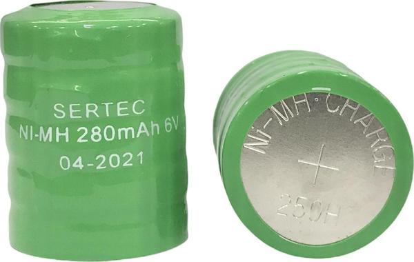 Büro Ev Ofis Atölye için 6V Ni-Mh 280 Mah Buton Şarjlı Pil - Image 1