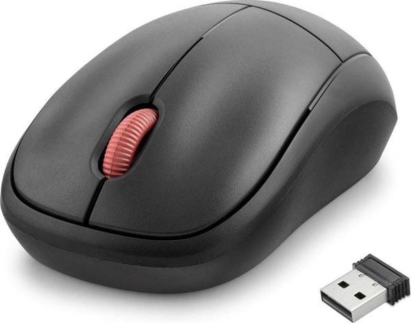 Büro Ev Ofis Bilgisayarı için Siyah Wireless Kablosuz Mouse - Image 1