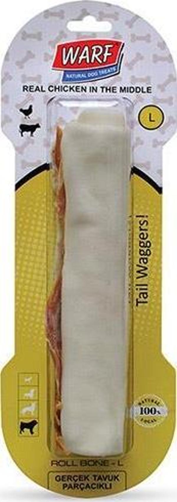 Warf Tavuk Etli Roll Köpek Ödül Rulosu 161 Gr - 24 Cm - Image 1
