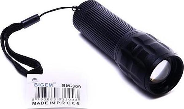 Zoom Odaklamalı EL Feneri Bigem Bm-309 - Image 1