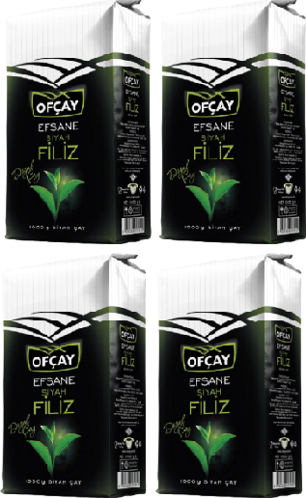 OF Çay Efsane Siyah Filiz 1000 Gr X 4 Adet - Image 1
