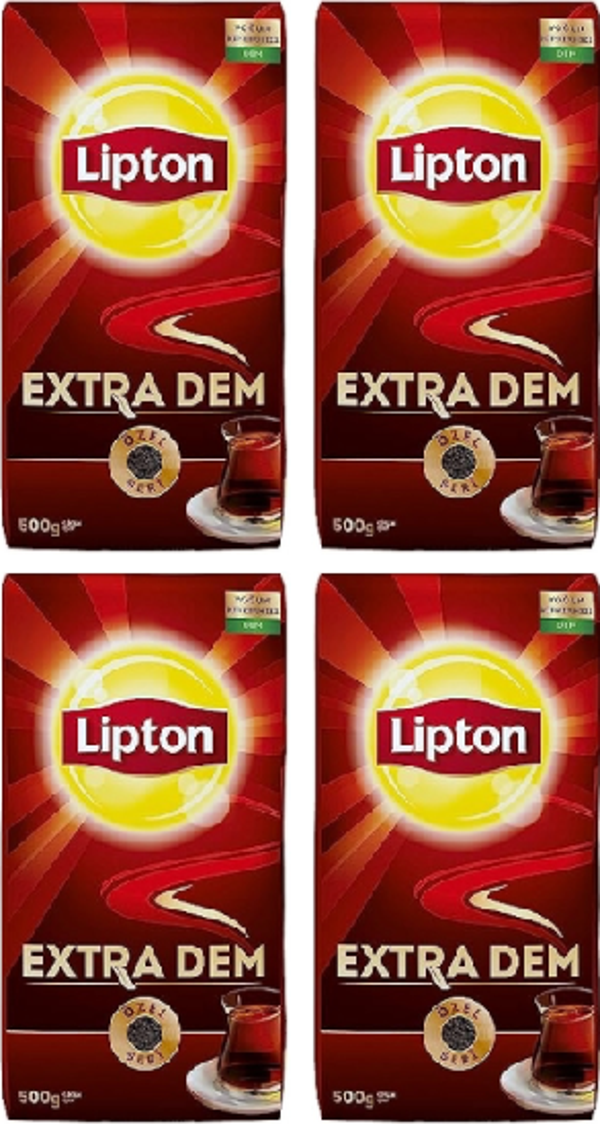 Lipton Extra Dem Dökme Çay 500 Gr X 4 Adet - Image 1