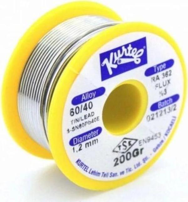 KURTEL 200 gr Makara 60/40 1,2mm Lehim Teli (Pastalı) - Image 1