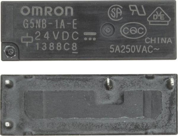 Ayt G5NB-1A-E 24VDC Kart Rölesi 24 Volt 4 Pin Bacak Siyah 16X4C16 - Image 1