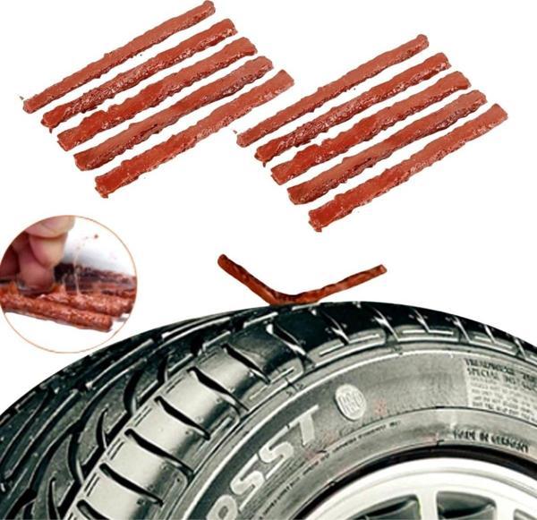 BUFFER® 10 Adet Lastik Onarım İçin Lastik Tamir Fitili Yedek Lastik Fitili - Image 1